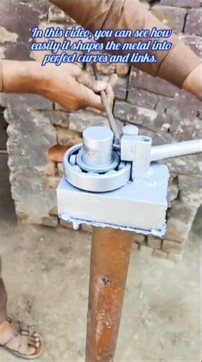 Powerful DIY Metal Bender: Bending Steel Rods Easily
