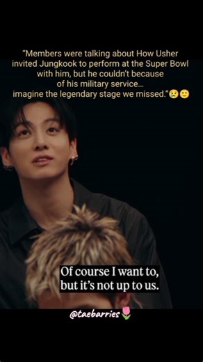 “It’s actually kind of sad that Jungkook had such a great opportunity for his musical career