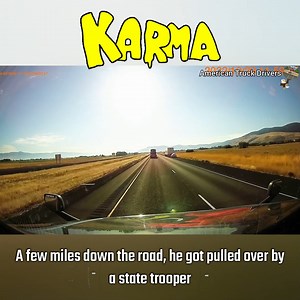 147K views · 2.8K reactions | Truck gets pulled over by cops, served karma | American Truck Drivers | Facebook