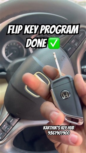 Honda City Old Key to Flip Key Upgrade | Key Programming Done