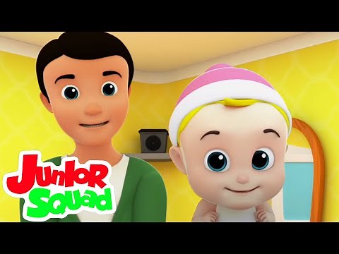 جوني جوني نعم بابا | مقاطع فيديو تعليمية | Junior Squad Arabic | قافية الحضانة
