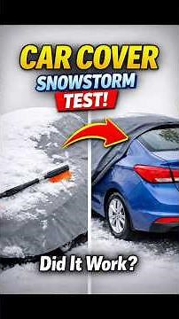 Does a Car Cover Really Work in a Snowstorm? I Tested It