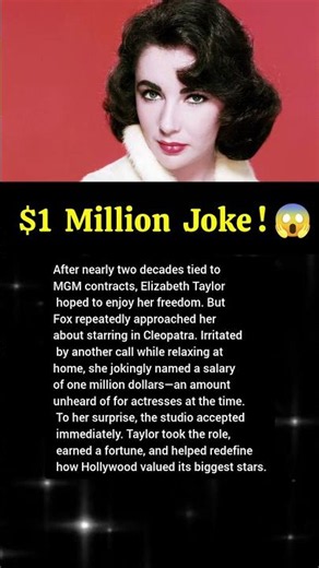 The $1 Million Phone Call That Shocked Hollywood. #elizabeth