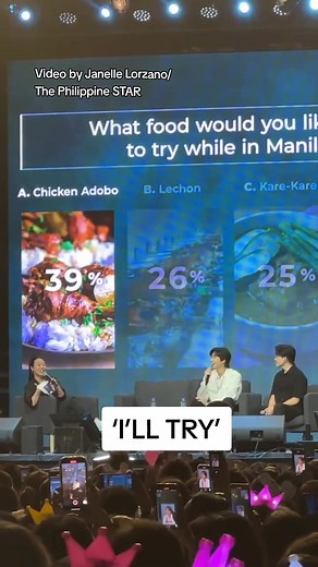 South Korean actor Park Seo-joon said that if there’s a chance, he would love to try chicken adobo during his