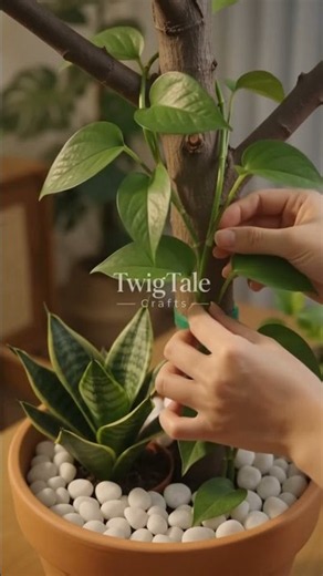 DIY Branch Planter with Hanging Lanterns 🌿✨ | Easy Indoor Garden Decor #diy #indoorplants #viral