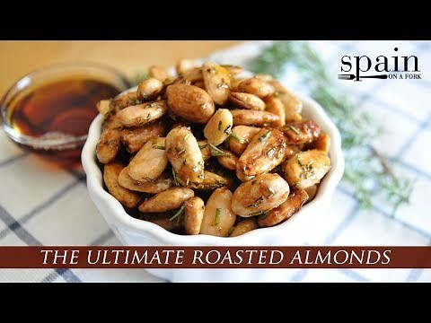 ROASTED SPANISH MARCONA ALMONDS: with Honey & Rosemary