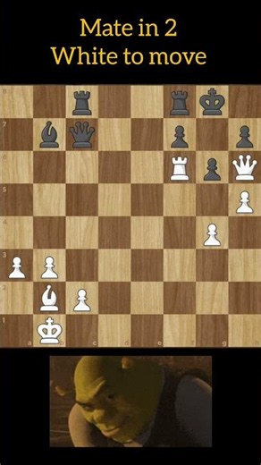Check Mate in 2 move, can you explain, #chess #chesspuzzle