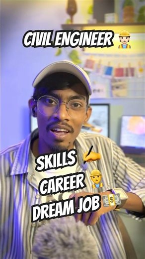 Civil Engineer Jobs & Career Plan | Top Skills for Freshers 👷‍♂️ #shorts #shortsfeed #viral #short