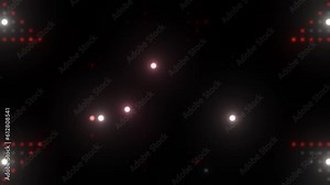 Gentle overlapping4K Light Bulb Patterns Loop