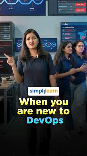 When You’re New to DevOps | DevOps Beginner Struggles | #shorts #simplilearn