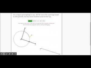 Copy An Angle in DeltaMath