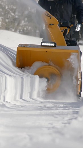 Yes, clearing snow with a Cub Cadet® 3X® snow blower is as satisfying as it looks. Visit today and experience the 3X® for yourself. | Aberfoyle Powersports