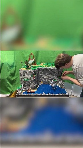 Building The Isle of Berk from HTTYD in 1 Minute with LEGO!