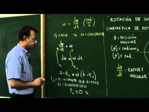 Clase teórica 1; Cinemática Rotacional 1