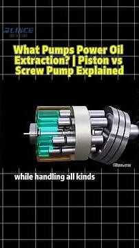 What Pumps Power Oil Extraction? | Piston Pump vs Screw Pump Explained #blince