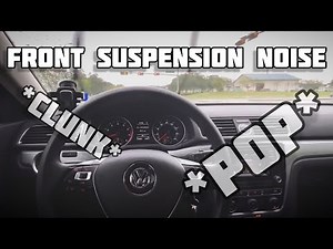 Volkswagen suspension clunk/pop front end -DRIVING ME MAD- subframe bushings? Troubleshooting noises
