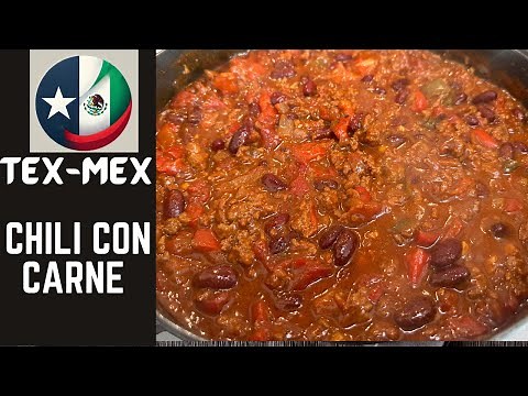 🇺🇸 🇲🇽TEX-MEX Chili con Carne quick & easy Authentic Recipe Passportcookbook