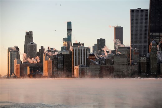 Tuesday brought cold, bluster and evening snow