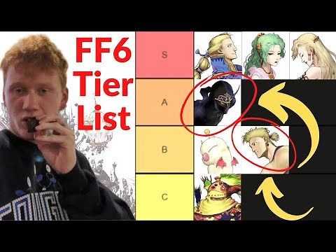 Final Fantasy VI: All Characters RANKED! from WORST to BEST in WoB & WoR (Final Fantasy 6 Tier List)