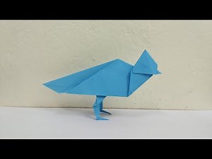 How To Make a paper Cardinal - Origami Cardinal Easy - Origami Tutorial