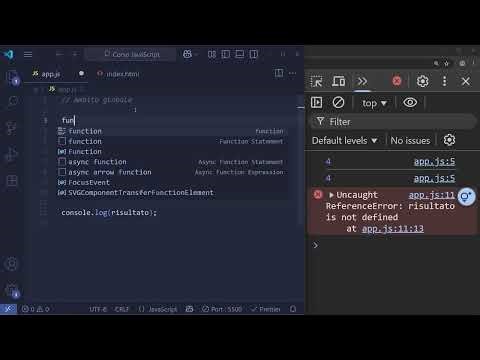 Maestro JavaScript: Approfondimento sulle funzioni.