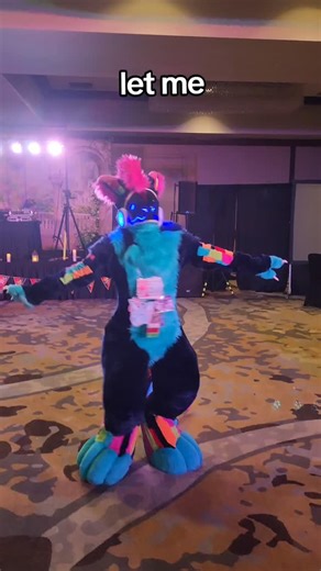 Knittin Kitten Fashion on Instagram: "Let me introduce you to my Protogen! Do not store bread in your fursuit head. #furry #fursuit #protogen #protogenfursuit #protogenfursuits #knittinkittenfashion"