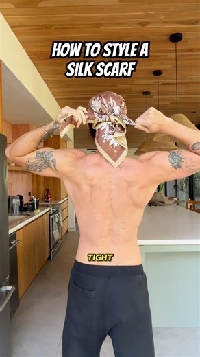 how to wrap a silk scarf like a pro 🫰🏻 #tutorial #silkscarfstyles #scarf #howto #howtostyle