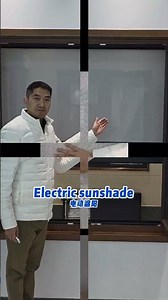 Open all windows and doors, install electric blinds, ventilation blinds to prevent privacy#qiangning