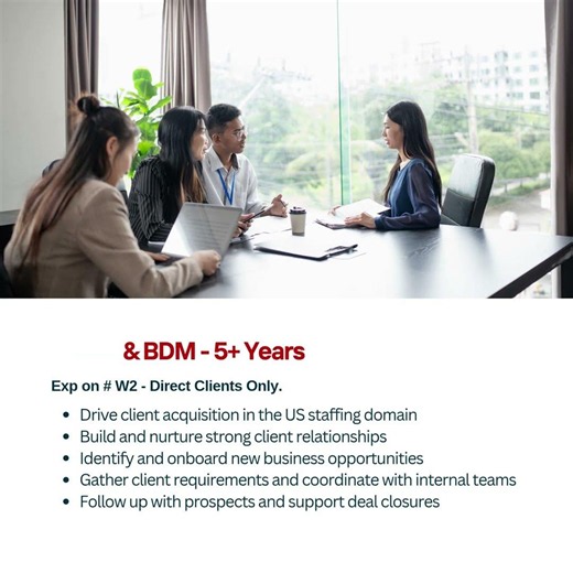 💼 Urgent Hiring for US IT Recruiters, BDMs & Delivery Managers | Hyderabad Jobs