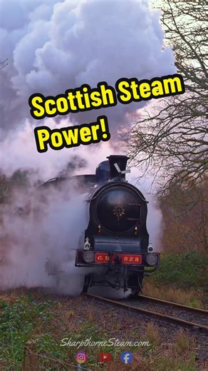 Scottish Steam! Caledonian Railways class 812 No 828 in a flurry of exhaust and steam powers through High Rocks forest on the Spa Valley Railway. That wonderful beat along with the hooter is why this locomotive is a joy to photograph. On long term loan to the Spa Valley Railway, it is wonderful to have a pre-grouping locomotive from Scotland this far south. #steamlocomotive #steamtrain #locomotive #heritagerailway #steamengine