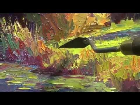 Palette knife and Impressionism Oil Painting