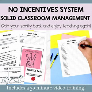 No Incentive Classroom Management System, Behavior Management Plan That Works