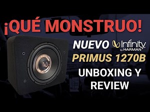 ¡QUÉ MONSTRUO! 😍🔥 NUEVO Cajón con Subwoofer Infinity Primus 1270 b | Unboxing y Review