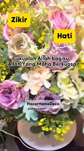 Alunan Zikir penenang jiwa … tiada sebutan ada pendengaran .. semuanya menjadi keberkatan.. Aaminn #fyppppppppppppppppppppppp #LIVEFEST2025 #CapCut #flowerarrangement #hazorhomedeco | Zauyah Osman
