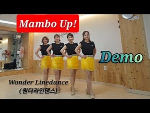 Mambo Up! (Beginner) / Line Dance (Demo) / #원더라인댄스 / #원더라인퀸 / 동천동주민자치센터 (건강라인댄스)