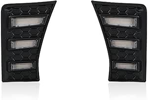 DRL LED Daytime Running Light Accessories with Amber Sequential Turn Signal Feature Compatible with Toyota Sequoia 2023