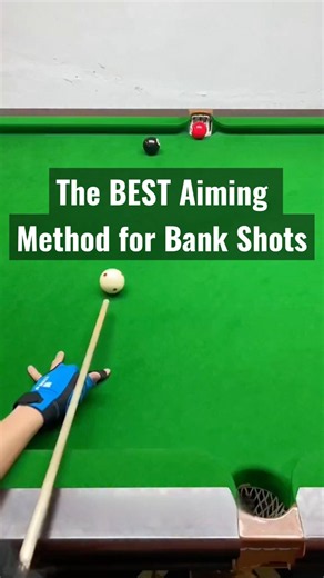 The BEST Aiming Method for Bank Shots #snooker #poolkingpower #billiards #eightball #billiardballs