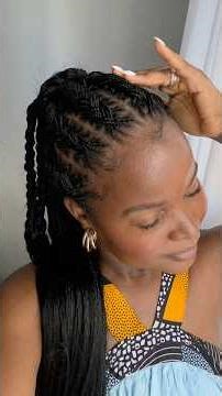 Micro braids hairstyle tutorial