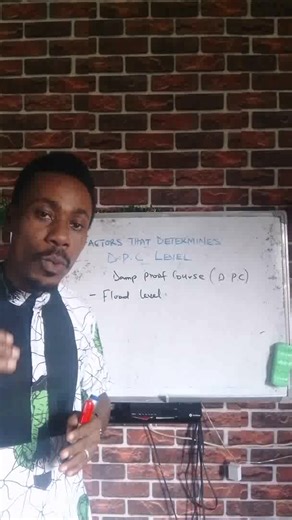 How to determine the height of Damp Proof Course in buildings Part 10 | Benjamin Nwobu