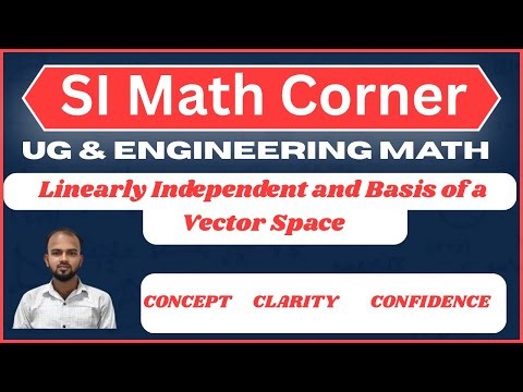 Linearly Independent and Basis test | Vector Space | Linear Algebra | UG & Engineering Mathematics