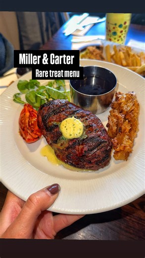 🍔 MCR.FOODIE 🍔 on Instagram: "AD | @millerandcarter have their January rare set menu back and it’s been extended to the 6th Feb too so this is your sign to get down and try it now - two courses from just £25.95, how can you say no!? 🥩 This is my absolute favourite place to eat, and the fillet steak is so tender. I can never ever fault it. This is definitely the place to come if you’re with your family, friends, or even the perfect date night spot! It’s an absolute bargain for that price, and 