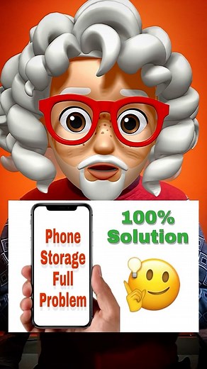 Uday | Al | Tech | Tips on Instagram: "62/100 ,🚀 phone storage problem solved 🔥👇, Check pin comment 📌 #storage #techreels #instreels #mobile #tips #tricks #tech #technology #reels #trendingreels #andriod #lost #location #explorepage #hack"