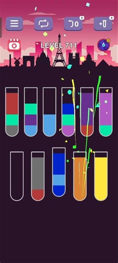 water sort puzzle level 711 guru #games