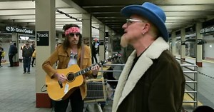 Jimmy Fallon And U2 Go Undercover In NYC Subway To Put On Street Performance
