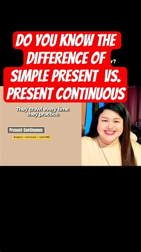 Present Simple vs Present Continuous | Learn Through The Viral Dance 🐢🐇