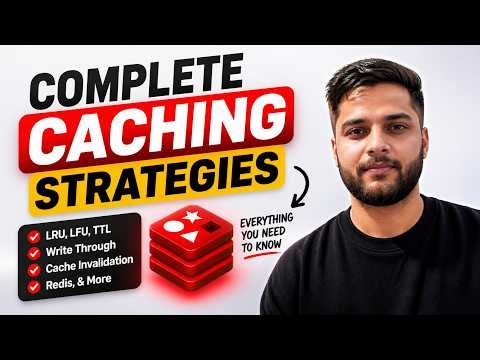 Caching in One Video | Complete System Design Guide (Redis, LRU, Interview Questions)