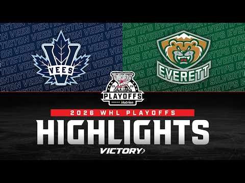 Penticton Vees at Everett Silvertips - Game 1 | 2026 WHL Western Conference Championship Highlights