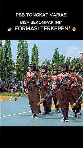 PBB Tongkat Pramuka Penggalang Super Kompak, Bikin Kagum Penonton