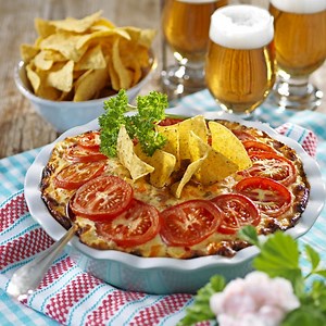 Tacogratäng med köttfärs och ris