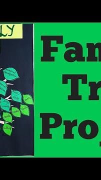 Family Tree School Project | How To Make A Family Tree Project | Primary School TLM |
